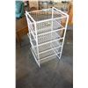 Image 2 : WHITE METAL SIX BASKET ORGANIZER
