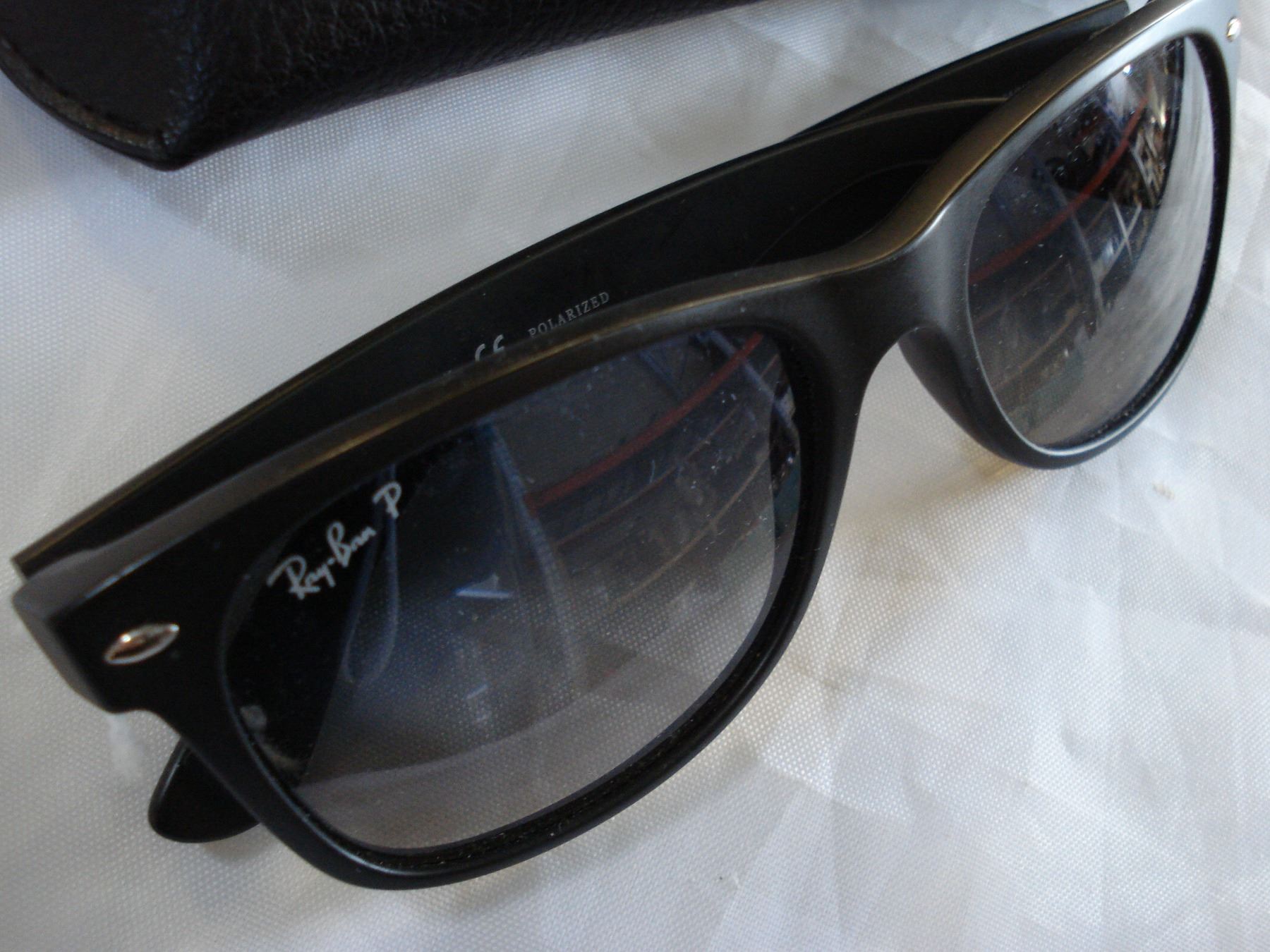 Cased Ray Ban New Wayfarer Polarized Sunglasses Cased Ray Ban New Wayfarer Polarized Sunglasses