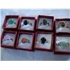 Image 1 : 8 GEMSTONE RINGS
