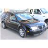 Image 1 : 2003 VOLKSWAGEN JETTA 4 DOOR, BLACK WAGON, 234,000KM 5 SPEED, SUNROOF, REGISTRATION, CAR PROOF AND K