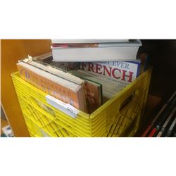 BOX OF COOKBOOKS