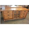 Image 2 : SPANISH PECAN 6 DRAWER DRESSER