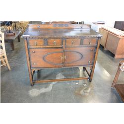 ANTIQUE WALNUT SIDEBOARD