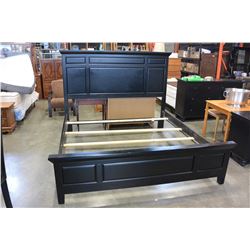 BLACK KINGSIZE BED FRAME