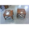 Image 2 : PAIR OF WALNUT ENDTABLES