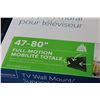Image 2 : NEW OVERSTOCK INSIGNIA 47-80 INCH FULL MOTION TV WALL MOUNT