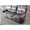 Image 2 : LEATHER RECLINER SOFA