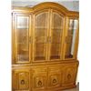 Image 2 : OAK TWO PIECE CHINA CABINET