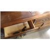 Image 2 : BROWN 7 DRAWER DRESSER AND MIRROR WITH SHELVES