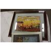 Image 2 : THREE FRAMED PICTURES AND FRAMED NEEDLEWORK