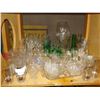 Image 1 : SHELF OF ESTATE GLASSWARES
