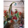 Image 2 : ART GLASS ROOSTERS AND DECOR