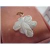 Image 2 : 14KT YELLOW GOLD GENUINE OPAL PENDANT HAND CARVED RETAIL $250.00