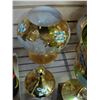 Image 2 : PAIR OF HAND PAINTED LIDDED CANDY DISHES AND VASES