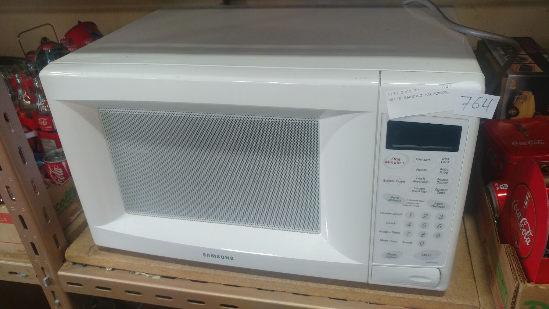 WHITE SAMSUNG MICROWAVE Big Valley Auction white-samsung-microwave-big-valley-auction