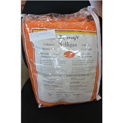 NEW 4 PIECE ORANGE KING SIZE BED IN A BAG