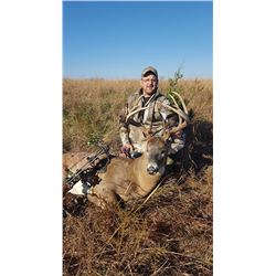 5-Day Trophy Whitetail Hunt for One (1) Hunter in Kansas