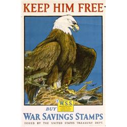 006 GROUP of 5 US World War I Posters ORIGINAL