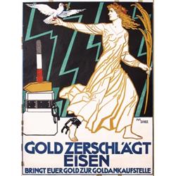 015 ORIGINAL German World War I Poster Plakat 