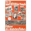 Image 1 : 043 ORIGINAL Hitler Poster Plakat 1930s - VARY RARE