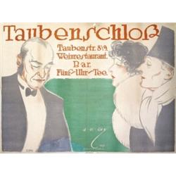 046 BEAUTIFUL Berlin Bar Restaurant Poster Plakat 1910s