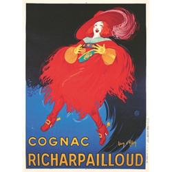 077 RARE ORIGINAL French Cognac Plakat Jean D'Ylen 1930