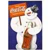 Image 1 : 079 STUNNING OLD Coca Cola Poster Snowman 1930s