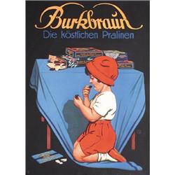 087 ORIGINAL VINTAGE CHOCOLATE Poster Plakat 1920s