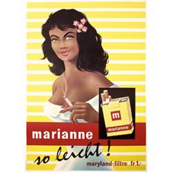 104 Swiss Design Advertising Poster Plakat 1950s Woman