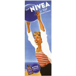 107 GREAT OLD ORIGINAL Nivea Beach Poster Plakat 1950s