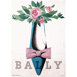 117 VINTAGE BALLY SHOE Poster Plakat SWISS DESIGN