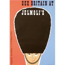 125 ORIGINAL SWISS DECO DESIGN Poster Jelmoli Britain