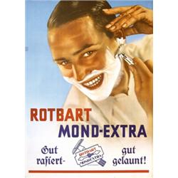 141 Old German Advertising Poster Plakat 1930s Shaving Razor Blade