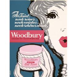 143 ORIGINAL Old Woodbury Creams Poster 1950s