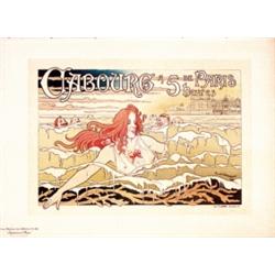 170 ORIGINAL Privat Livemont Maitre Poster Swimming