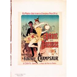 176 ORIGINAL Jules Cheret Dancing Poster Maitre 1890s