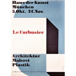 193 VINTAGE le Corbusier Exhibition Art Design Poster 1950s