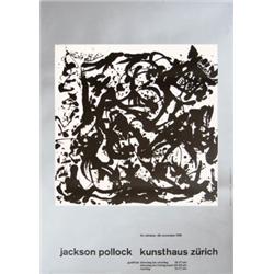 210 VINTAGE Jackson Pollock Art Poster SWISS DESIGN 1960s