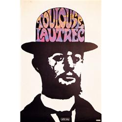 215 VINTAGE Peter Max Lautrec Poster 1960s RARE ORIGINAL