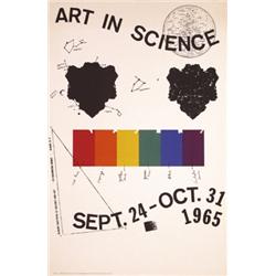 222 ORIGINAL Jim Dine ART IN SCIENCE Poster Plakat 1960s