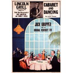 258 OLD AMEIRCAN Dancing and Cabaret Poster 1910s