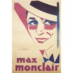 264 BEAUTIFUL French Theater Poster Max Monclair 1930s