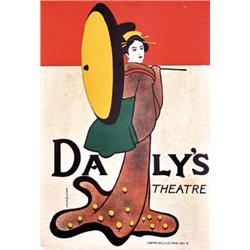 270 STUNNING Vintage Opera Poster 1890s GEISHA Daly's