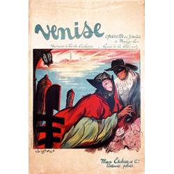 273 ORIGINAL VINTAGE Opera Poster Venise 1920s