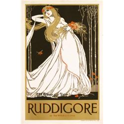 276 GREAT VINTAGE ART DECO Ruddigore Opera Poster 1920s