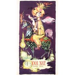 278 BEAUTIFUL Danish Theater Poster MODERN DESIGN 1960s