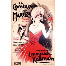 281 VINTAGE FRENCH OPERA Poster Dola 1930s