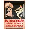 Image 1 : 283 ORIGINAL COMEDY Opera Poster 1910s The Divorced