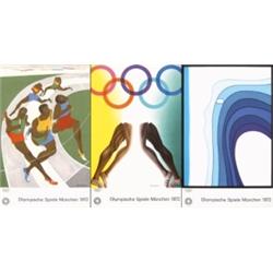 316 Group of 16 OLYMPIC GAMES Posters 1972 - WOW