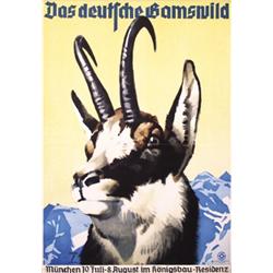 330 ORIGINAL Vintage Ludwig Hohlwein Poster 1930s BUCK Plakat 